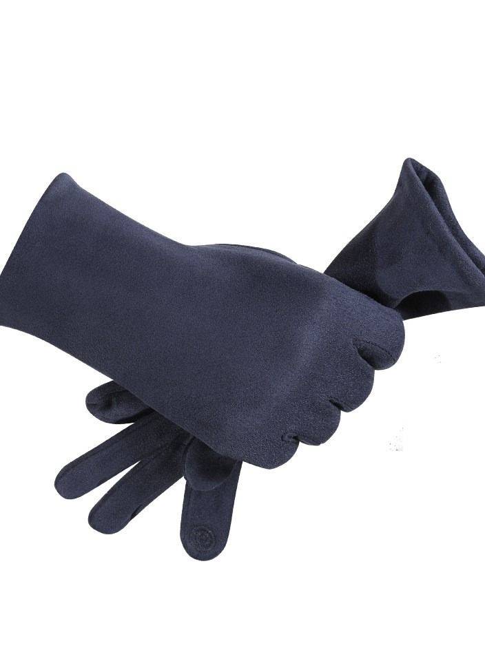 Golovejoy New Suede Outdoor Wind proof Anti slip Flip Finger Gloves For Riding 