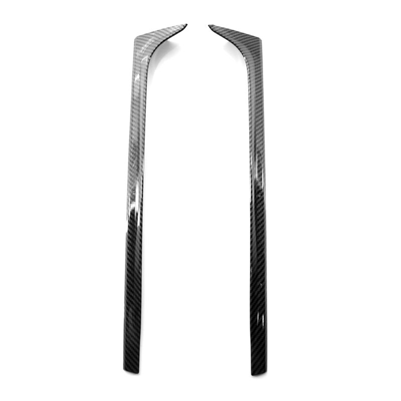 2PCS Side Wing Lip Cover Leaf Shape V-shaped Replacement for Volkswagen VW Polo MK5 2011-201 - Image 1