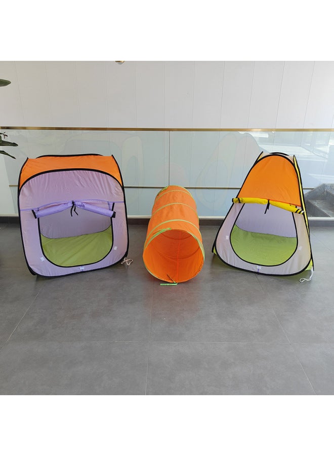 Make A Combination Of Separate Multi-purpose Three-piece Suit Children's Play House - Image 4