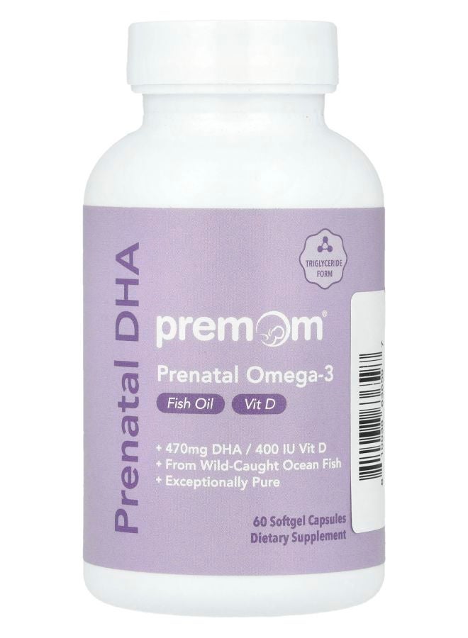 Premom Prenatal DHA 60 Softgel Capsules