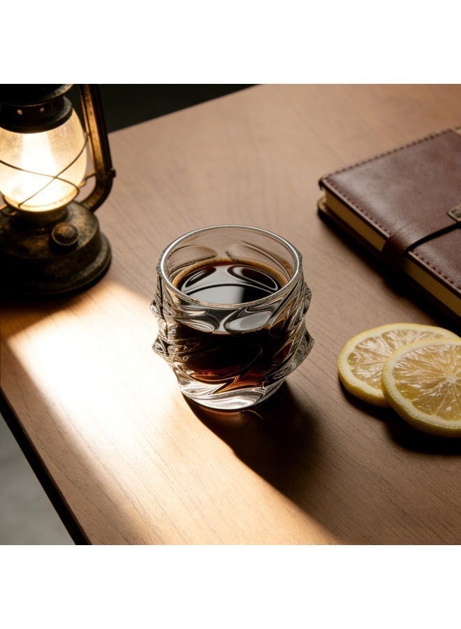 Crystal Glass Cup 330ml | Arabic Coffee Cup, Arabic Tea Cup | Heat-Resistant Transparent Water Cup, Ideal for Home, Office & Daily Use - Image 5