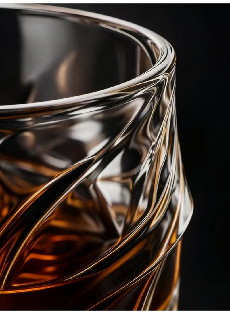 Crystal Glass Cup 330ml | Arabic Coffee Cup, Arabic Tea Cup | Heat-Resistant Transparent Water Cup, Ideal for Home, Office & Daily Use - Image 2