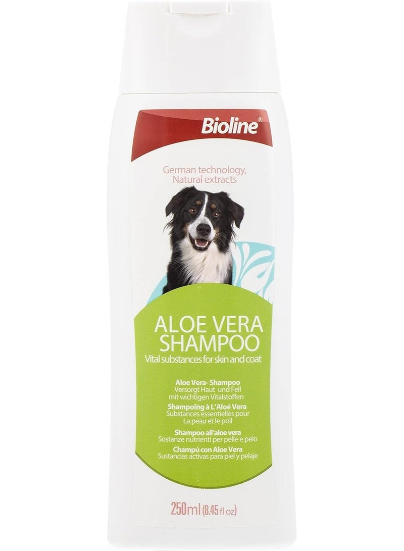 بايولاين يحافظ شامبو الصبار على الرطوبة في جلد الكلب متعدد الألوان 250 مل - Image 1