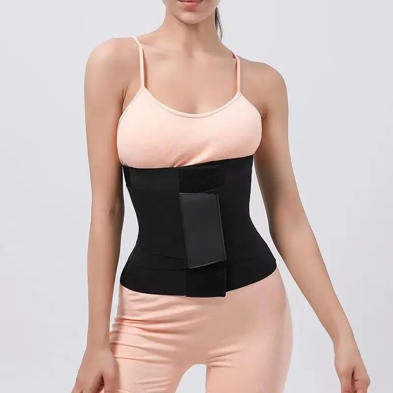 Bluejw Fitness Trimmer Slimming Waist Trainer - Abdominal Sweat Belt for Women & Men - Gym Workout Body Shaper - Image 4