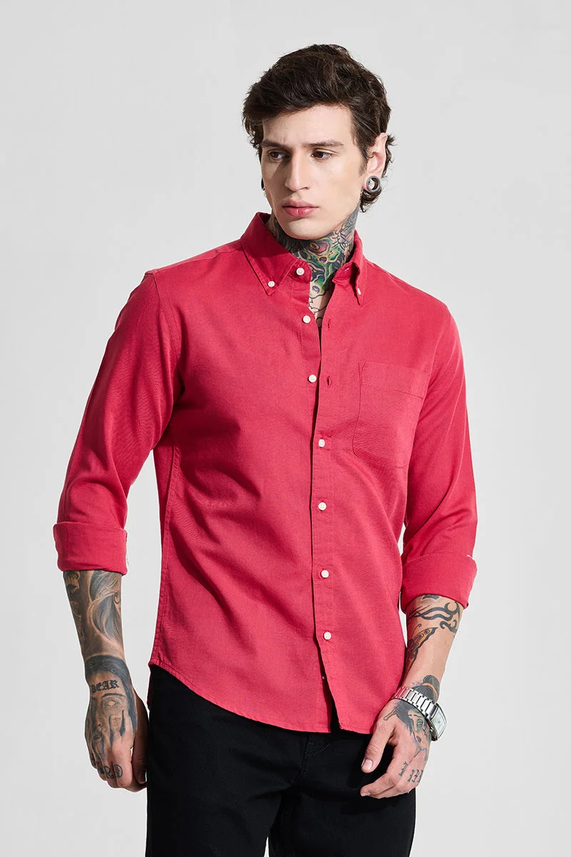 سنيتش قميص كتان بقصة ضيقة