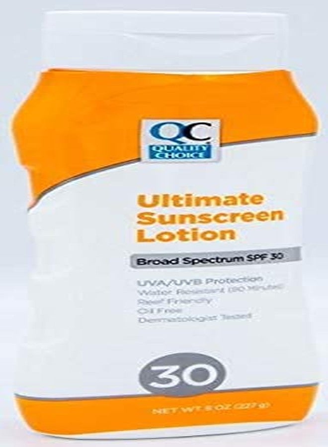 Quality Choice Ultimate Sunscreen SPF 30 Lotion 8 oz - Image 2
