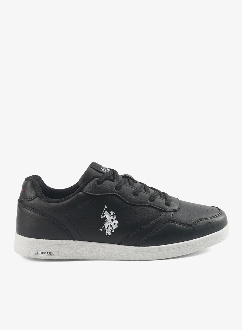 U.S. Polo Assn. Women's Black Sneakers - Bold Rugged Shoes in Style with Durable Sole for Outdoor Wear