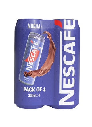 Mocha Iced Coffee On The Go Pack Mocha 225ml Pack of 4 - view 3