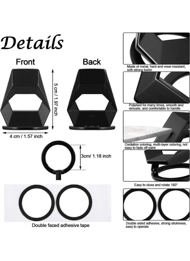 Generic - Engine Start Stop Button Cover Press The Start Button Ignition Cover Anti-Scratch Universal Button Decorative Ring - Black - Image 1