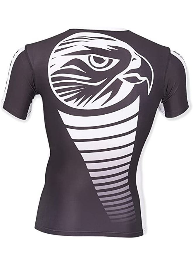 UAEJJ - Jiu Jitsu Short Sleeve Rash Guard For Men - Image 1