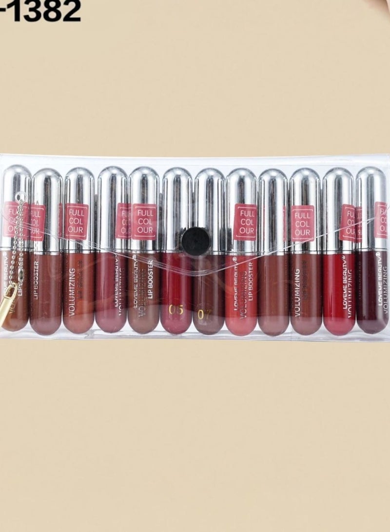 لافمي بيوتي  أحمر شفاة ثابت سائل ميني 12 قطعة - Image 2