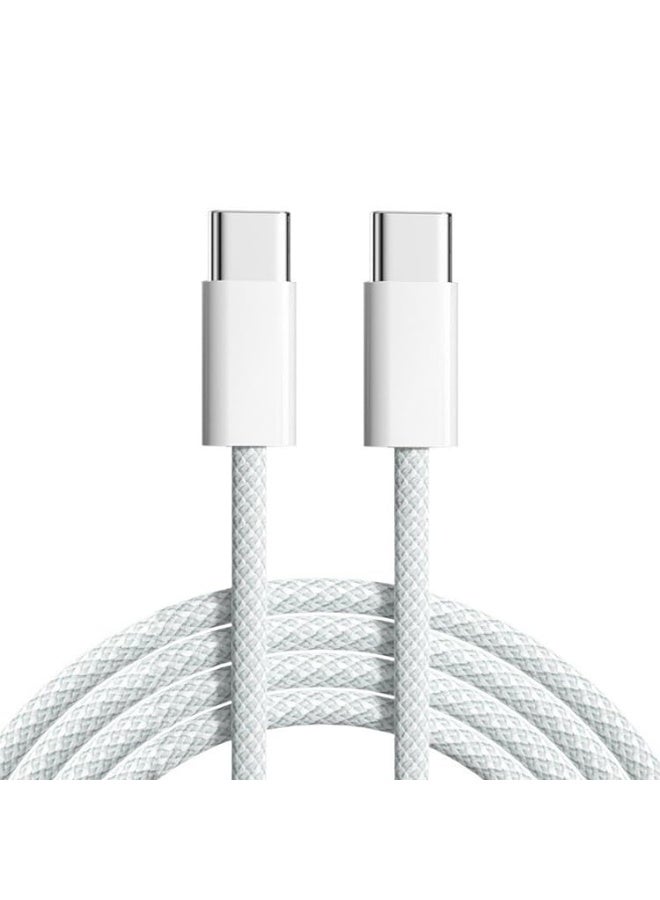 كابل USB Type-C أصلي لأجهزة iPhone 15 و iPhone 15 Pro و 15 Pro Max و 16 Pro Max، شحن سريع، شاحن. - Image 2