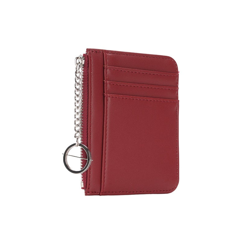 New Zipper Women''s Coin Purse Korean Version Mini Keychain Small Wallet Id Bag Multi-Card Slot Card Holder Card Bag - Image 3