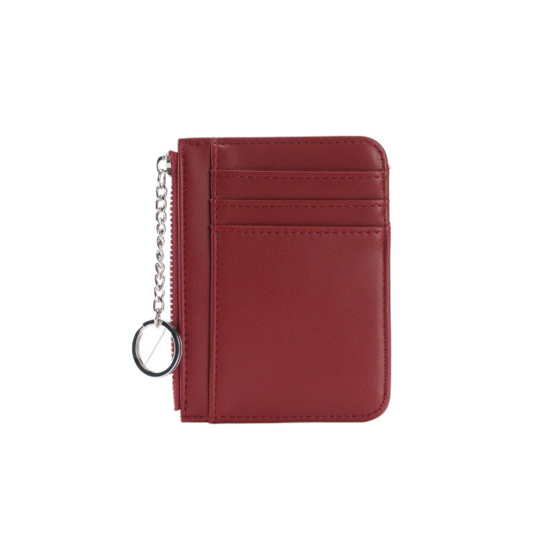 New Zipper Women''s Coin Purse Korean Version Mini Keychain Small Wallet Id Bag Multi-Card Slot Card Holder Card Bag - Image 4