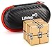 Lifidea Aluminum Alloy Metal Infinity Cube Fidget Cube 6 Colors Handheld Fidget Toy Desk Toy with Cool Case Infinity Magic Cube Relieve Stress Anxiety ADHD OCD for Kids and Adults Gold - Image 2