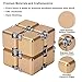 Lifidea Aluminum Alloy Metal Infinity Cube Fidget Cube 6 Colors Handheld Fidget Toy Desk Toy with Cool Case Infinity Magic Cube Relieve Stress Anxiety ADHD OCD for Kids and Adults Gold - Image 4
