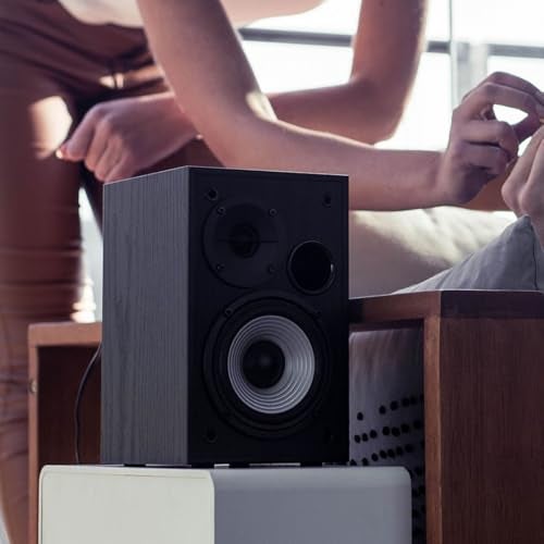 Edifier R980T 4" Active Bookshelf Speakers - 2.0 Computer Speaker - Powered Studio Monitor (Pair) - Image 4