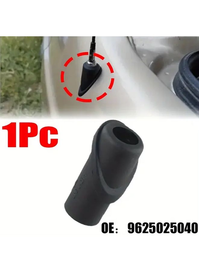 1pc Car Antenna Mounting Base Assembly Durable Rubber Construction Secure Clamp Design Compatible With 2001 2009 Models Vehicle Audio Upgrade Sturdy Mounting Base Without Battery Black - Image 1