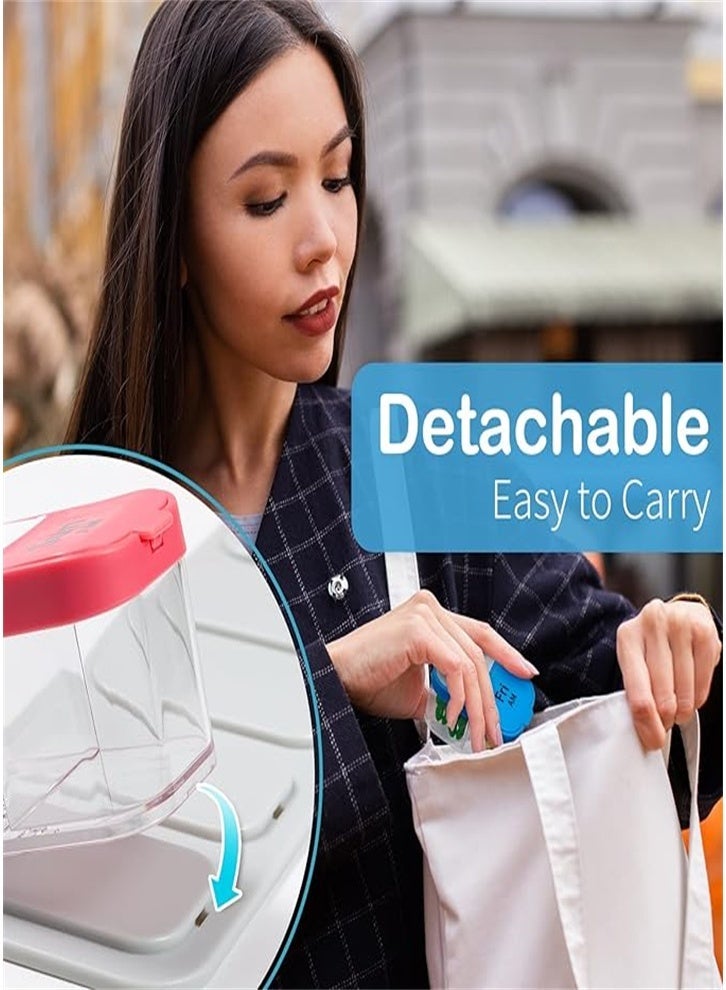 general Extra Large Pill Organizer (7 Day), Pill Organizer (2 Daily), Weekly Pill Organizer (Colorful) - Image 5