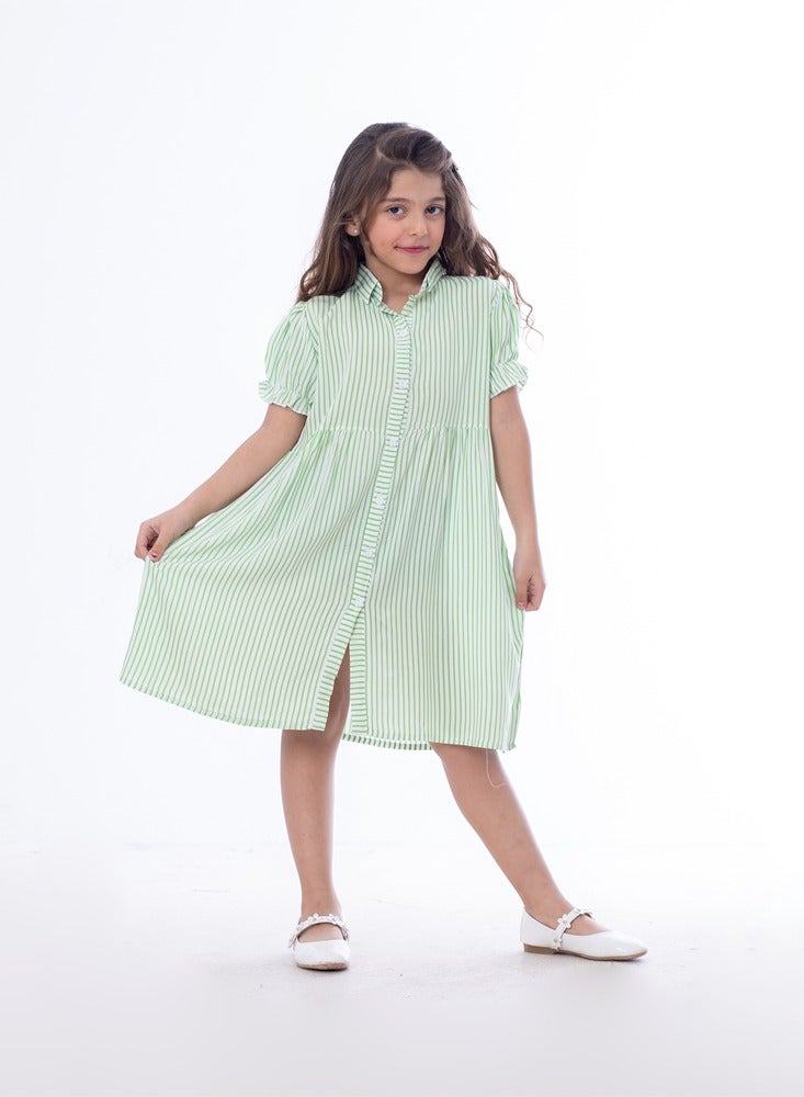 BEBO Girls Dress Green  - Image 1