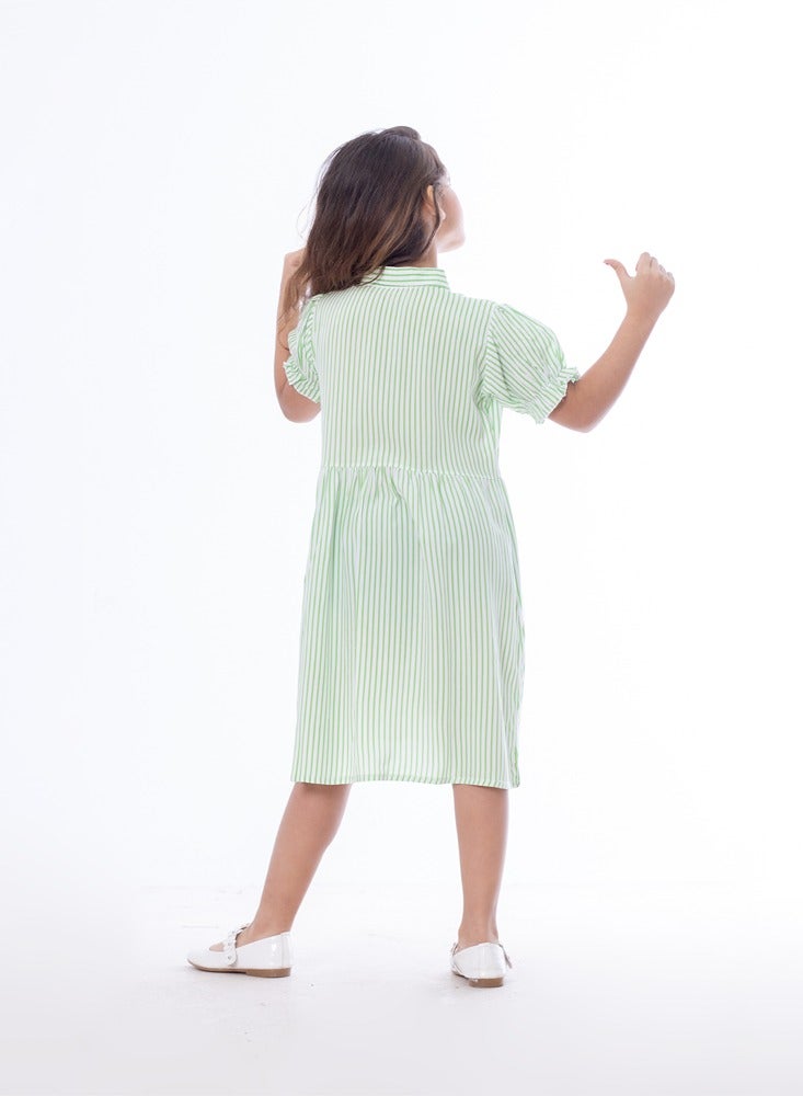 BEBO Girls Dress Green  - Image 3