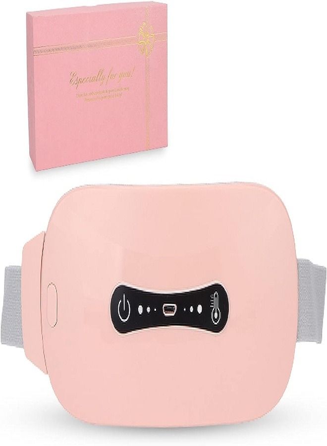 Generic Menstrual Heating Pad, Adjustable Electric Heating Belt 3 Adjustable Temperature Levels, Portable Heating Belt for Back and Stomach Pain Relief for Women and Girls (Pink)  - Image 1