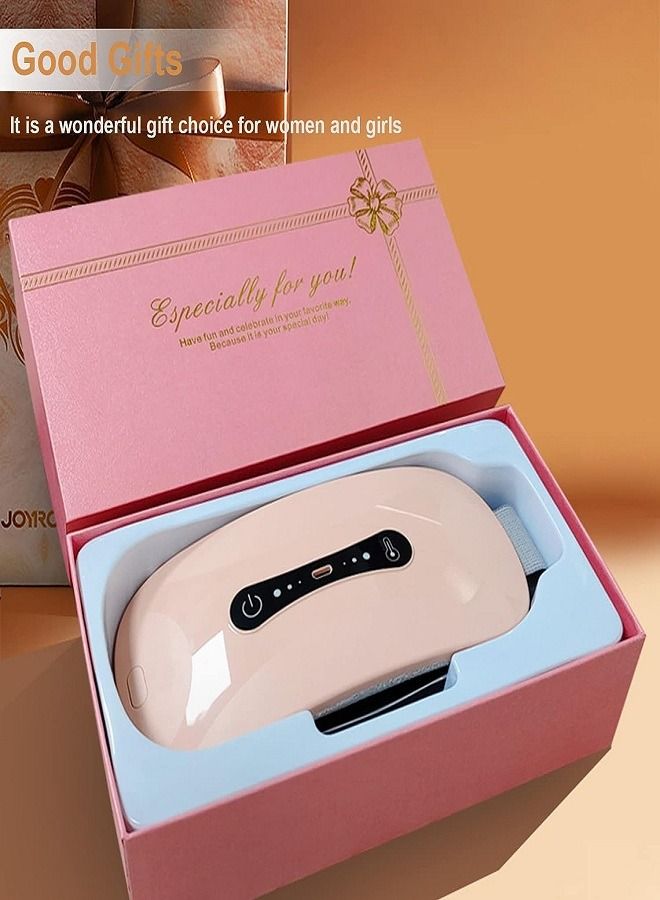 Generic Menstrual Heating Pad, Adjustable Electric Heating Belt 3 Adjustable Temperature Levels, Portable Heating Belt for Back and Stomach Pain Relief for Women and Girls (Pink)  - Image 4