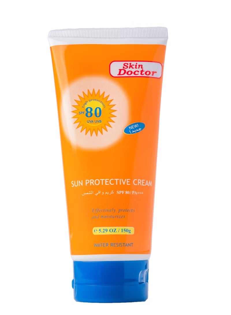 Skin Doctor 80 SPF Sun Protective Cream for Al Face Type - 150 g