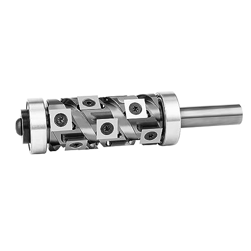 SpeTool Top&Bottom Bearing Flush Trim Router Bit 1/2 Shank with 10PCS Carbide Inserts Replacement, Woodworking Templates Patterns Bits Industrial Grade Trimmer Cutting Tools - Image 4
