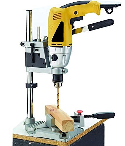 DRONA MRG SUPERIOR HVY ANGLE DRILL Heavy Duty 400 mm Hand Drill Stand Adjustable Collet Upto 43mm Drilling Depth Upto 60mm MVX09 DRILL NOT INCLUDED - Image 1