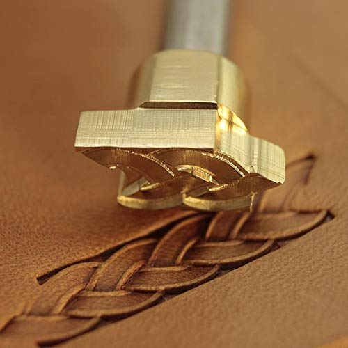 DandS ltd Leather Stamp Tool, Professional Metal Craft Tool for Leatherworking, Embossing, Carving & Stamping Projects, Belts, Wallets & DIY, Compatible with Mallet, #251 - Image 4