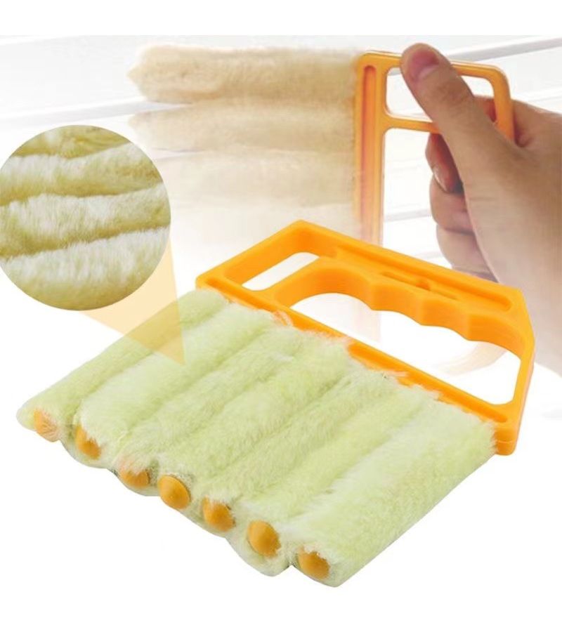 6pcs Multifunctional Cleaning Brush For Blinds Curtain Fan Dust Gap - Image 5