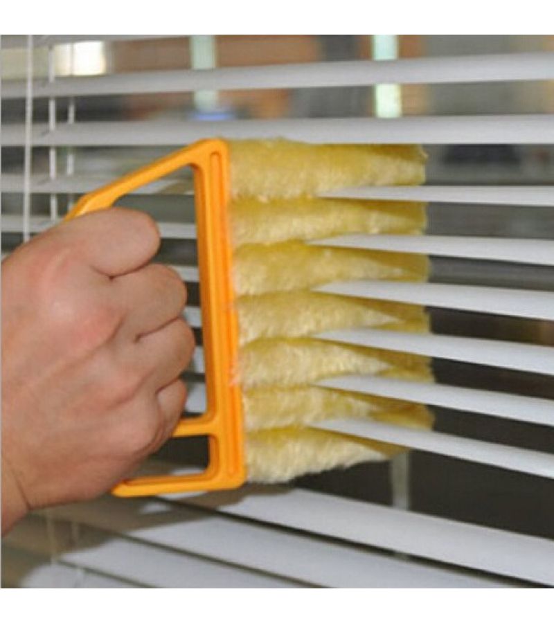 6pcs Multifunctional Cleaning Brush For Blinds Curtain Fan Dust Gap - Image 1