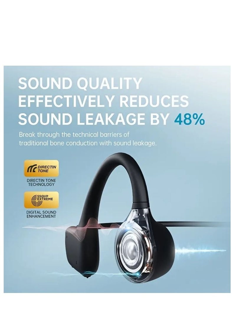 sanag A18S Pro Open Ear Air Conduction Earphone Wireless Bluetooth Sports Running With Microphone  - Image 2