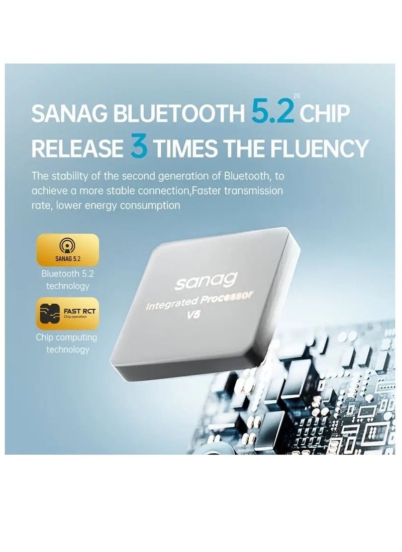 sanag A18S Pro Open Ear Air Conduction Earphone Wireless Bluetooth Sports Running With Microphone  - Image 3