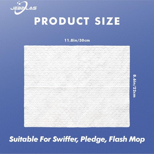 JEBBLAS Disposable Mop Refills Dry Sweeping Pad for Floor Mop Sweeping Cloths Multi Surface Refills, 120 Count - Image 3