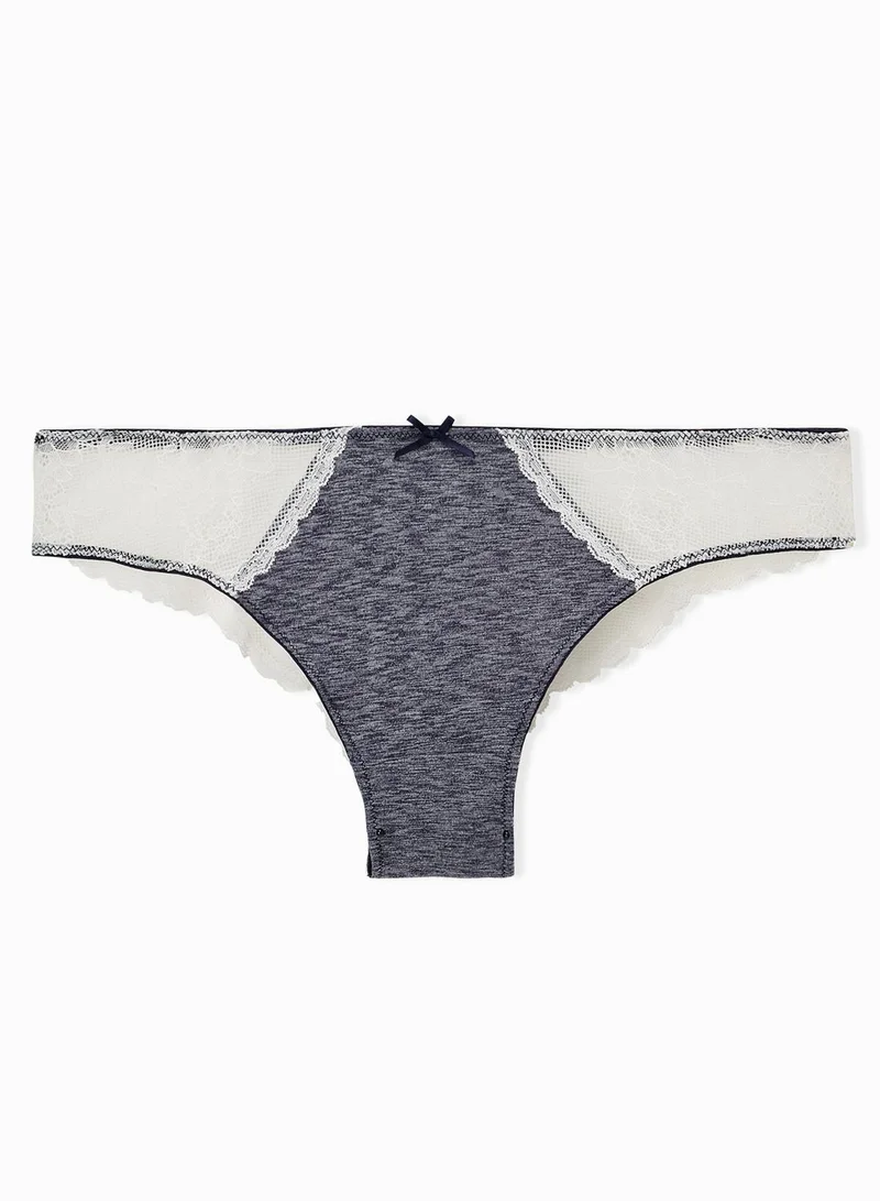 Marie Meili Lace Thong