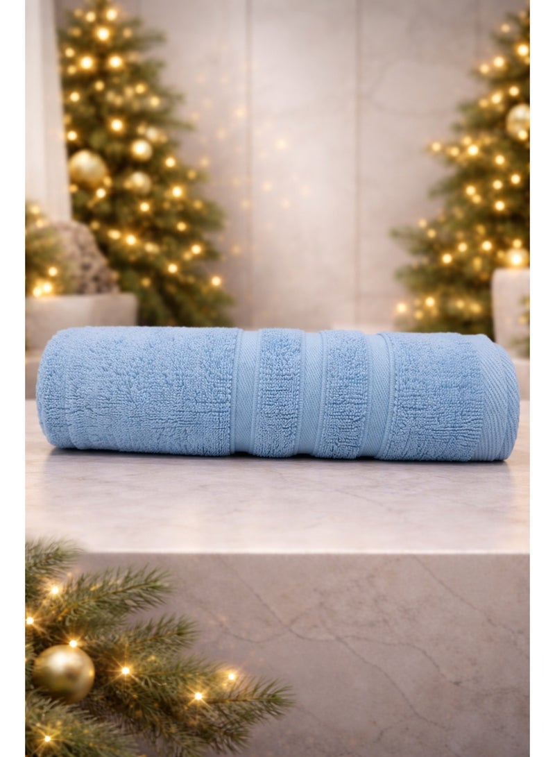 تى ام هوم TM HOME Premium  Jacquard Towel  – Large 120×60 cm – 750g Ultra-Absorbent 100% Egyptian Cotton – Soft, Durable - Image 1
