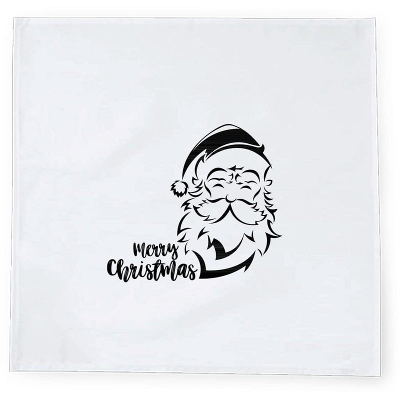 Khakee 6 Pcs Christmas Theme Silk Table Napkins 10x 10 for Xmas Decoration Christmas OrnamentsChristmas Giftxmas21009 - Image 3