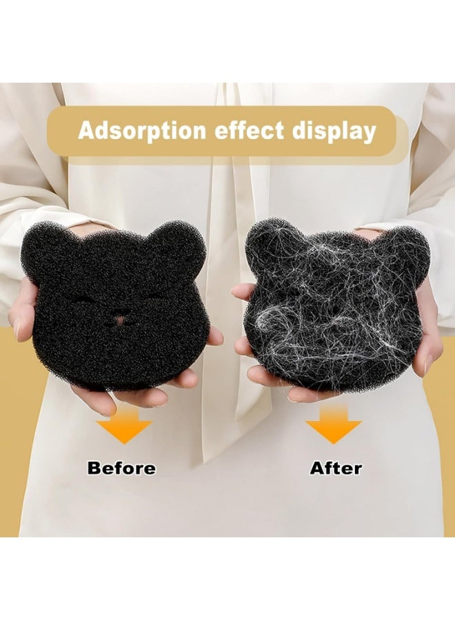 Meetion 16Pcs Pet Hair Remover for Washer, Reusable Dog Cat Hair Catcher, Sponges Lint Remover Sheet for Cleaning Pet Hair, Effective Pet Fur Remover (Black)  - Image 2