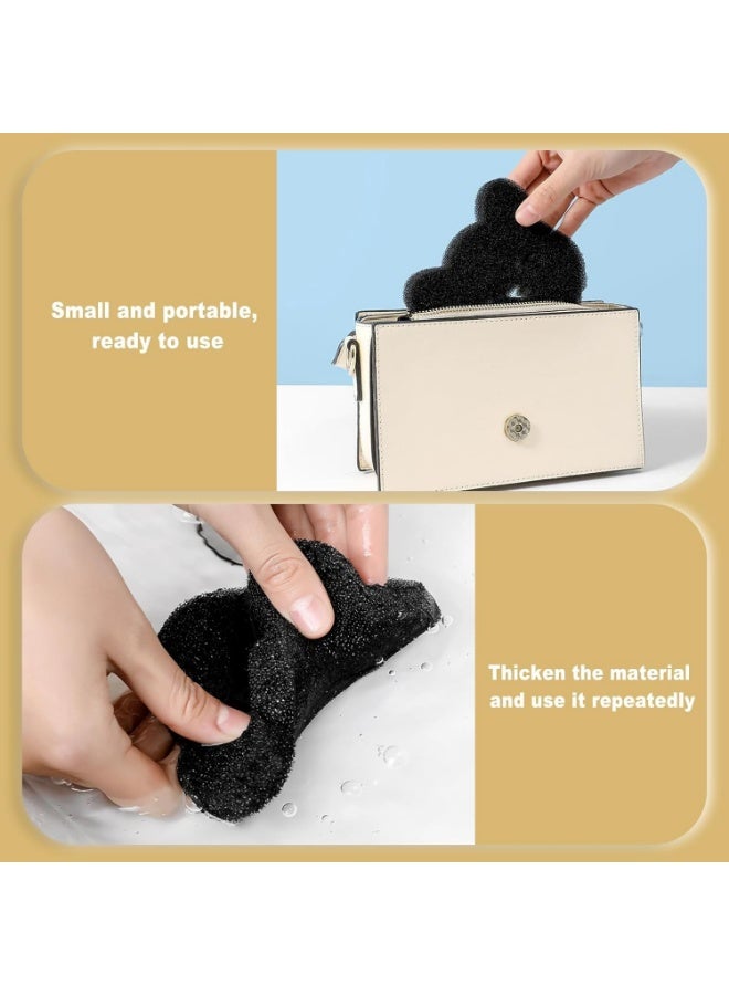 Meetion 16Pcs Pet Hair Remover for Washer, Reusable Dog Cat Hair Catcher, Sponges Lint Remover Sheet for Cleaning Pet Hair, Effective Pet Fur Remover (Black)  - Image 4