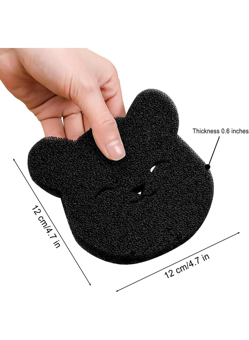 Meetion 16Pcs Pet Hair Remover for Washer, Reusable Dog Cat Hair Catcher, Sponges Lint Remover Sheet for Cleaning Pet Hair, Effective Pet Fur Remover (Black)  - Image 5