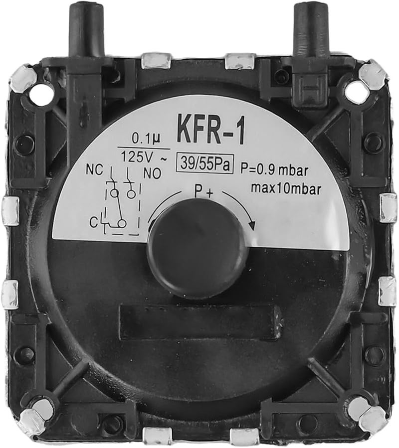 Wind Pressure Sensor Air Pressure Switch 125V AC 0 1A for Gas Water Heater Replacement - Image 1