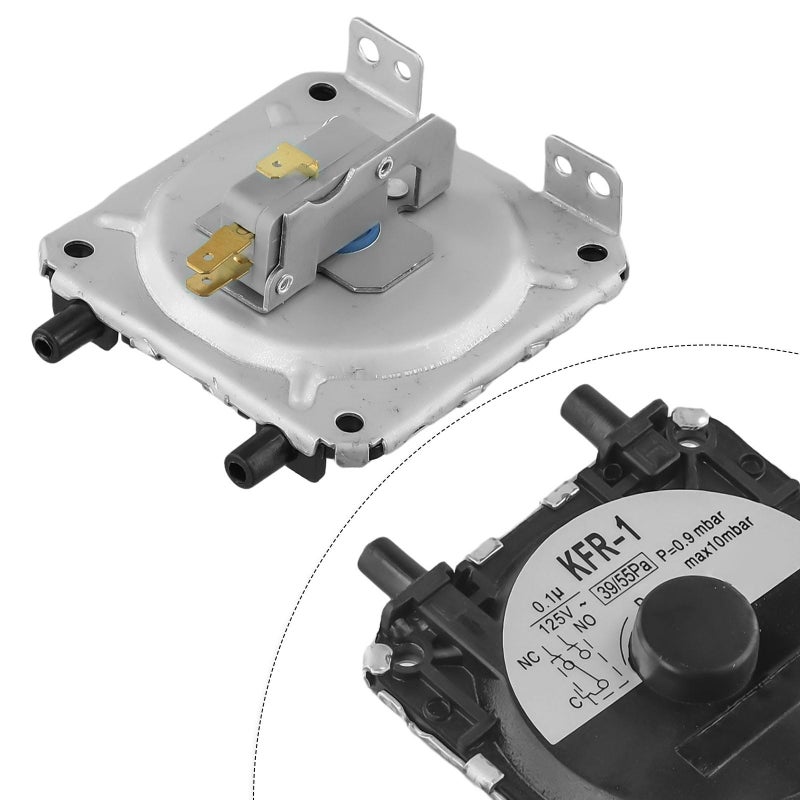 Wind Pressure Sensor Air Pressure Switch 125V AC 0 1A for Gas Water Heater Replacement - Image 4