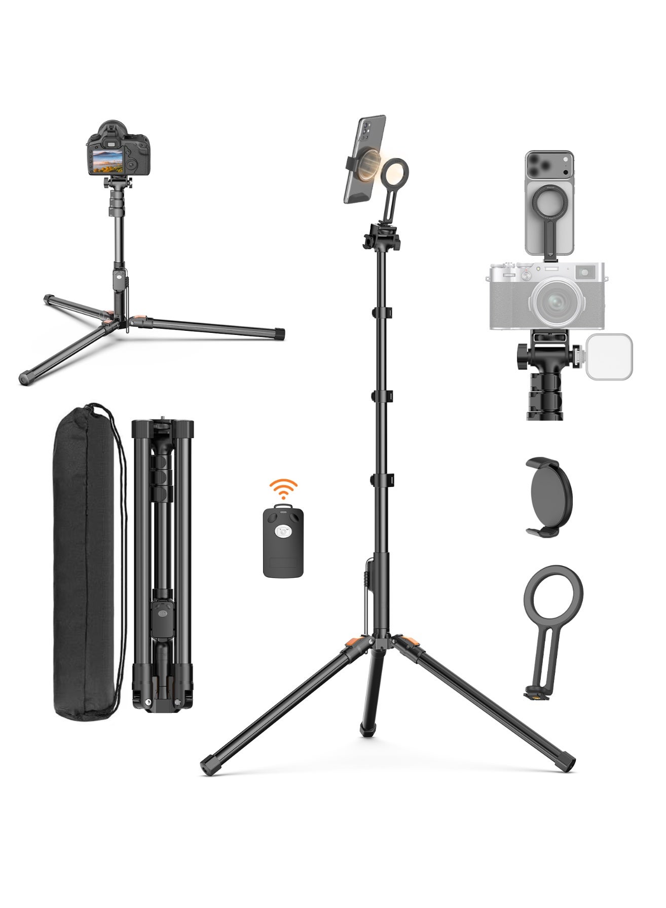 TONEOF TONEOF 187cm Phone And Camera Tripod Stand