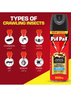 Pif Paf Cockroach And Ant Killer Spray With Best Ever Formulation 3 x 300ml  - Image 3