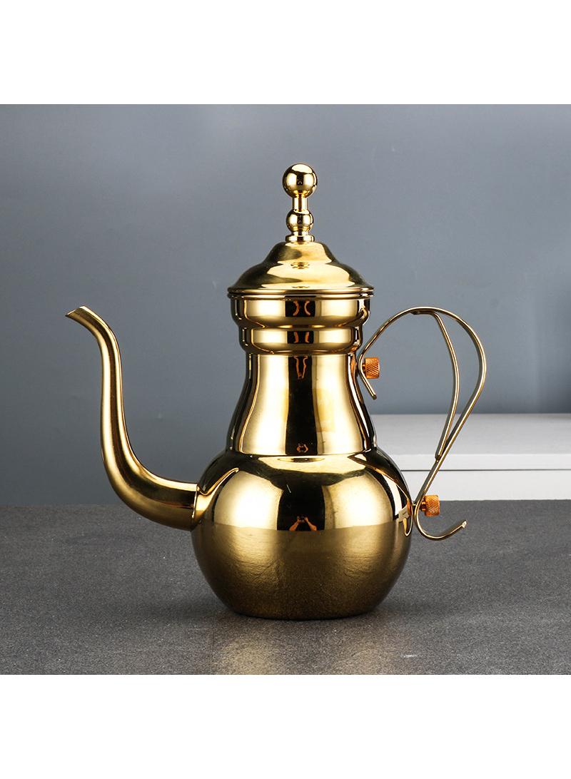 Bluejw Stainless Steel Teapot Tea Kettle Tea Water Teapot With Filter Screen Restaurant Tea Making Teapot Multiple Specifications Available - Image 1