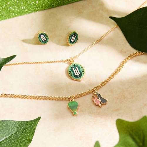 Wicked Jewelry Set for Women Elphaba And Glinda Cute Accessories Earrings, Necklace & Charm Bracelet Stuff - Gifts for Her - Image 2