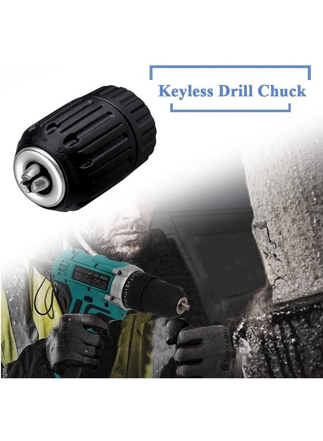 Apt Keyless Drill Chuck For APT, 1/2" Mount 2 -13mm Clamping Capacity, Drill Chuck - Image 1