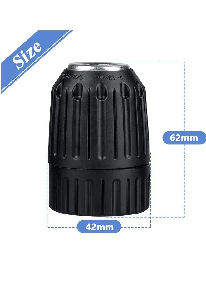 Apt Keyless Drill Chuck For APT, 1/2" Mount 2 -13mm Clamping Capacity, Drill Chuck - Image 4